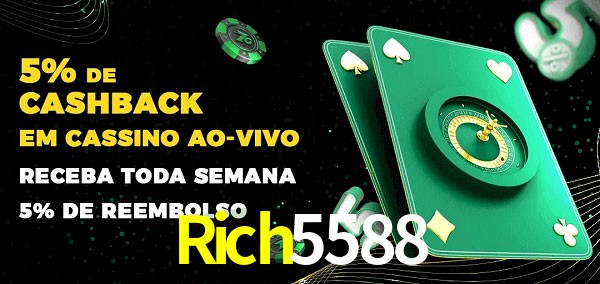 Promoções do cassino ao Vivo Rich5588